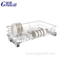 Home kitchen dish drainer, dish storage basket